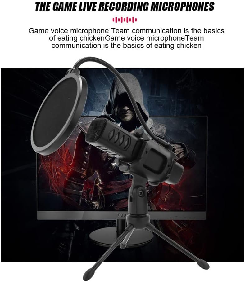 USB Microphone Professional Condenser Microphone Notebook Computer Type-c Mobile Phone Universal Microphone