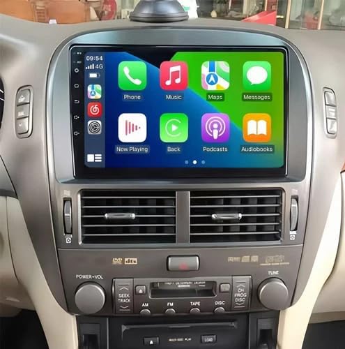 Double Din Car Stereo Radio Compatible for LS430 2001-2006 with CarPlay Android Auto, 9