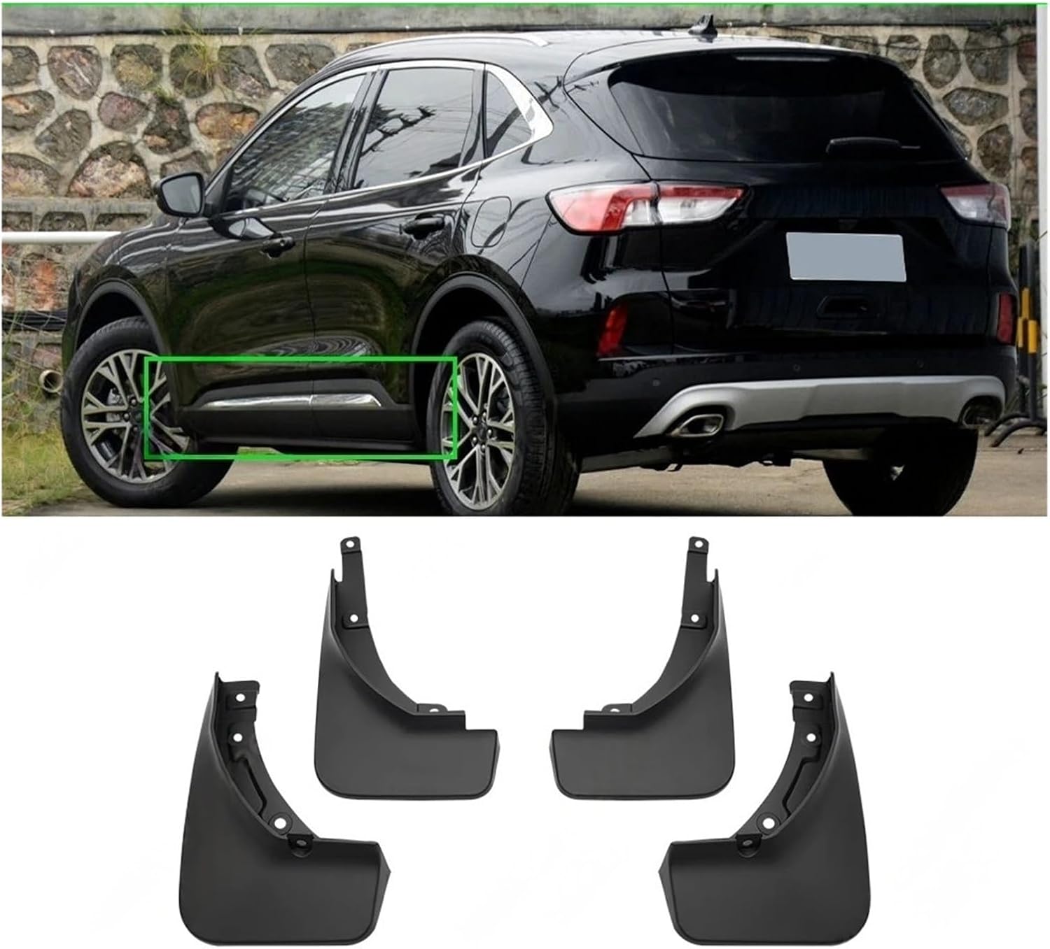 Fender Compatible For Ford Escape Mk4 Kuga Mk3 2020 2021 2022 2023 Mudguard Mud Flaps Guard Splash Flap Mudguards Car Accessories(Standard)