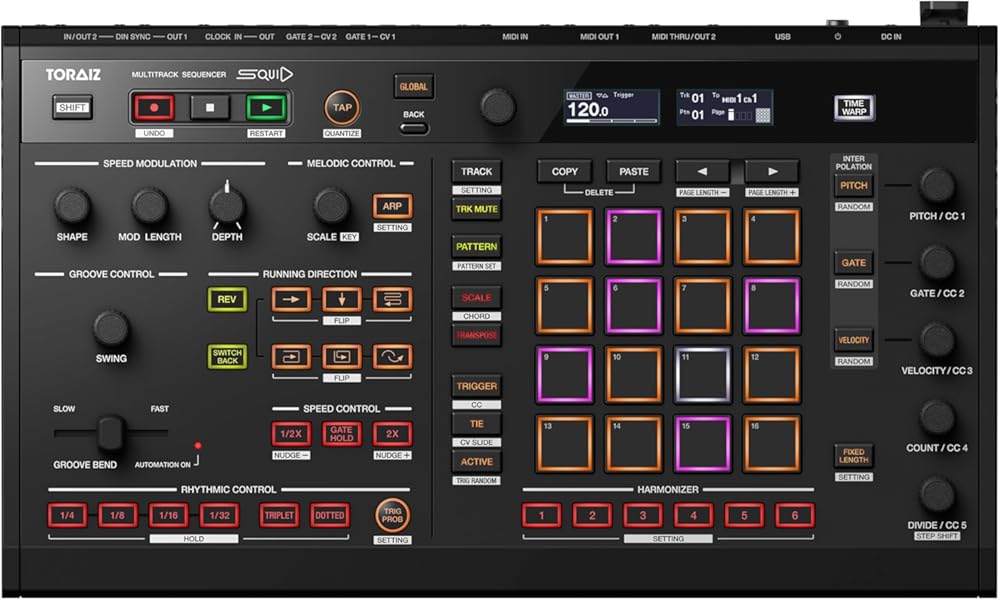 Pioneer DJ TORAIZ SQUID Multitrack Sequencer
