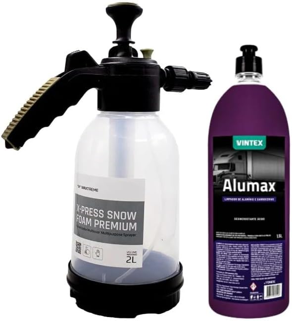 ALUMINUM CLEANER 1.5 LITERS + 2 LITERS PRESSURE SPRAYER
