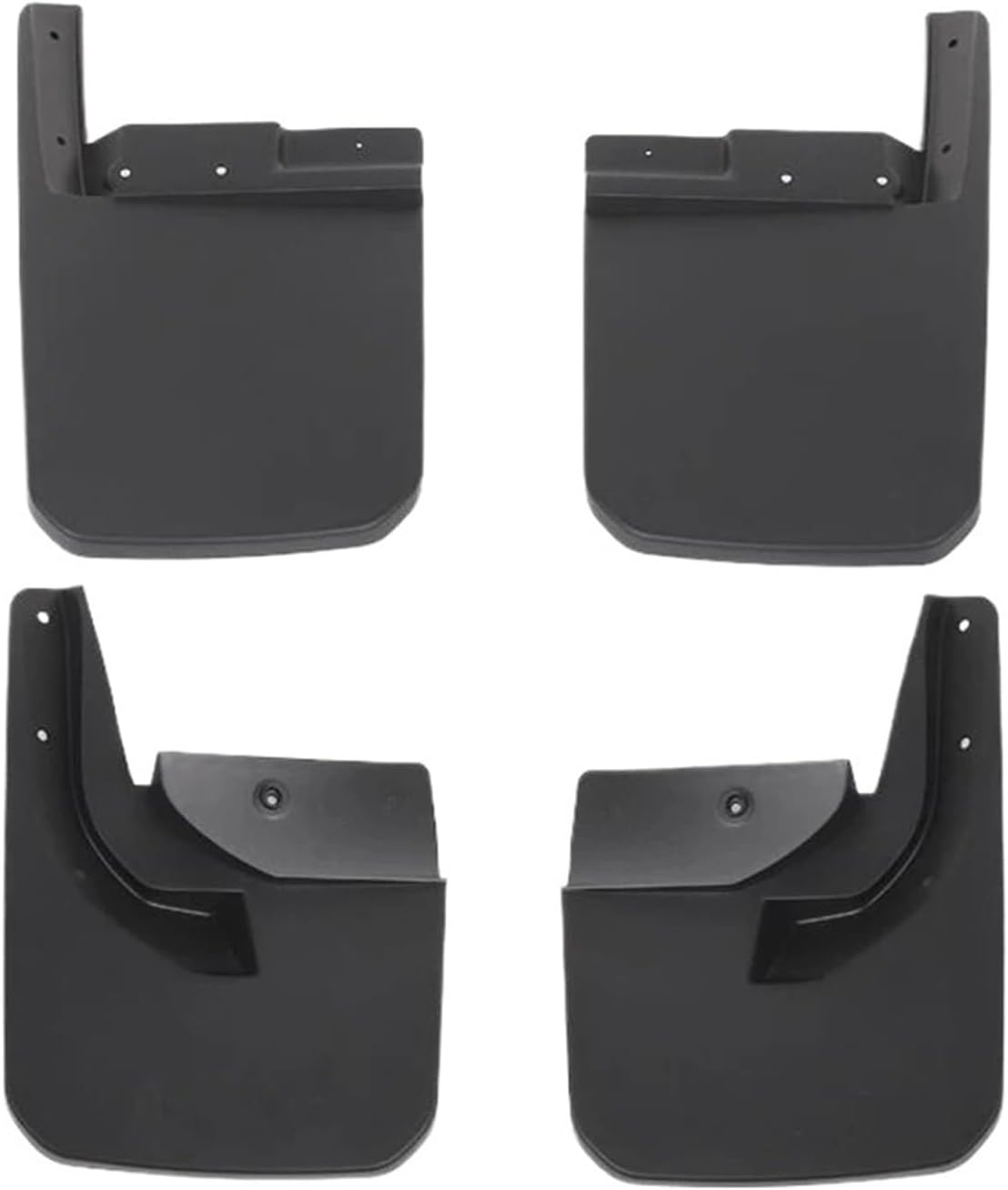 Compatible for Jeep Wrangler JL 2018 2019 Car Black Front Rear Mud Guard Fender Flap Splash Mudflaps Mudguard Trim 4pcs/Set