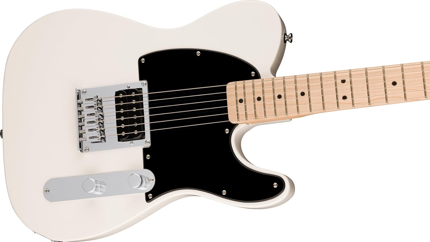 Squire Sonic Esquire Electric Guitar, Arctic White, Maple Fingerboard