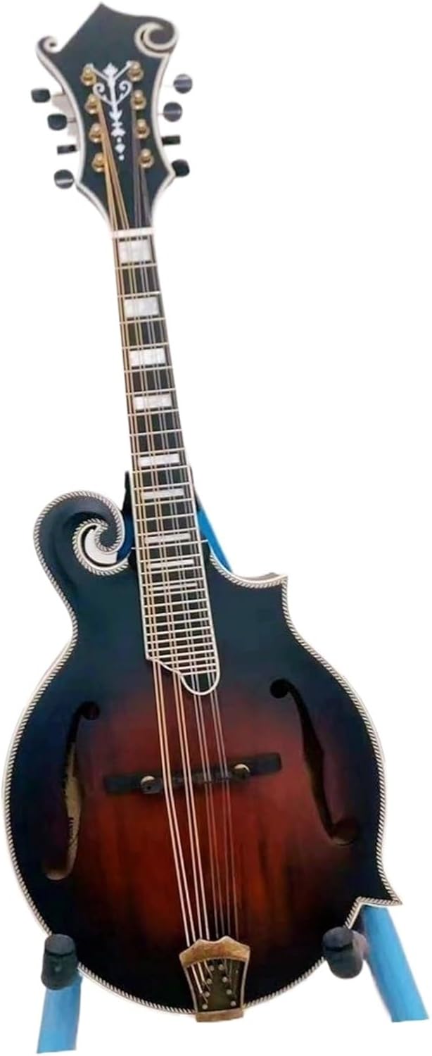 Mandolin Pattern Maple Handmade Single Instrument Beginner Mandolin String Instrument