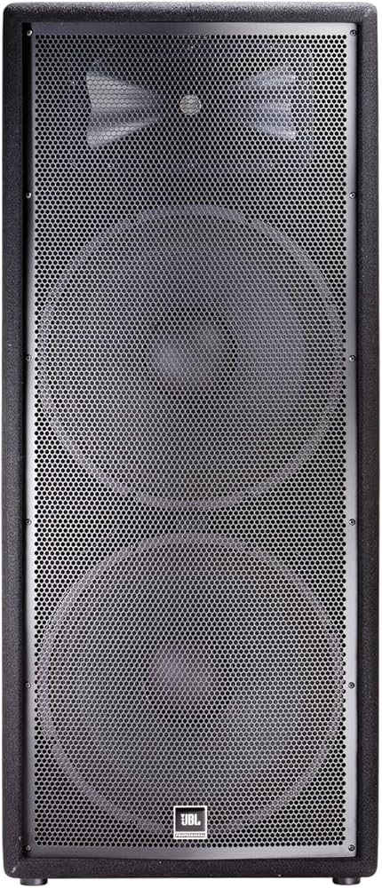 JBL Professional JRX225 Portable, Passive 2-way Sound Reinforcement, 2000 Watt, 8 Ohm, DJ, Pro Audio PA Speaker, Loudspeaker System, Dual 15 inch, Black