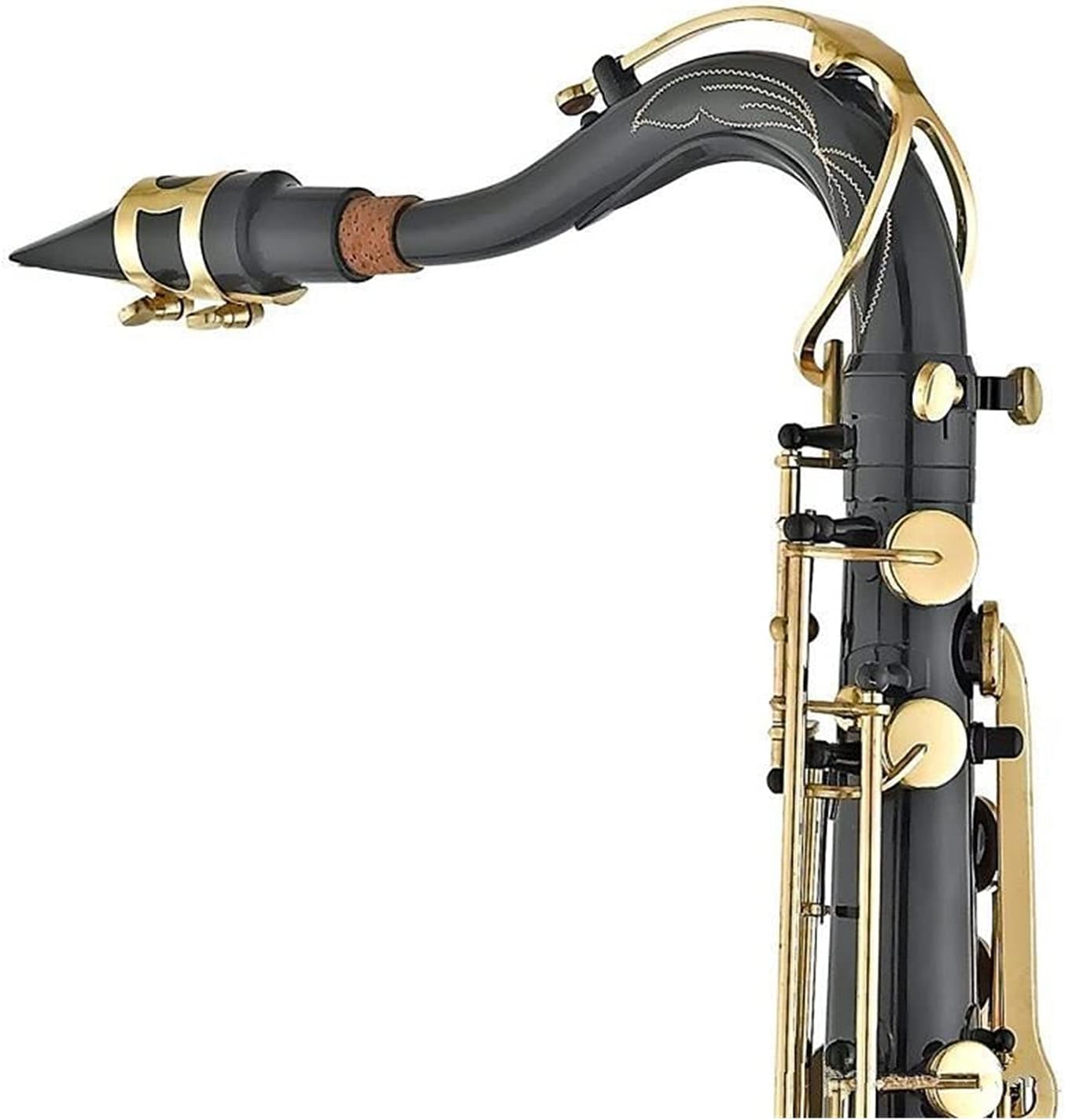 Black Nickel Gold Key Tenor Saxophone Support Professional Tenor Sax with Case Complete Accessories Student Saxophone