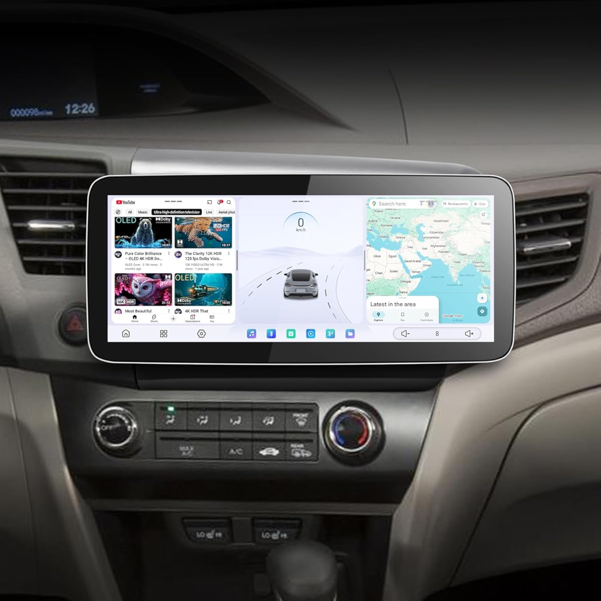 JOYING Car Radio for Honda Civic 2012, 12.3