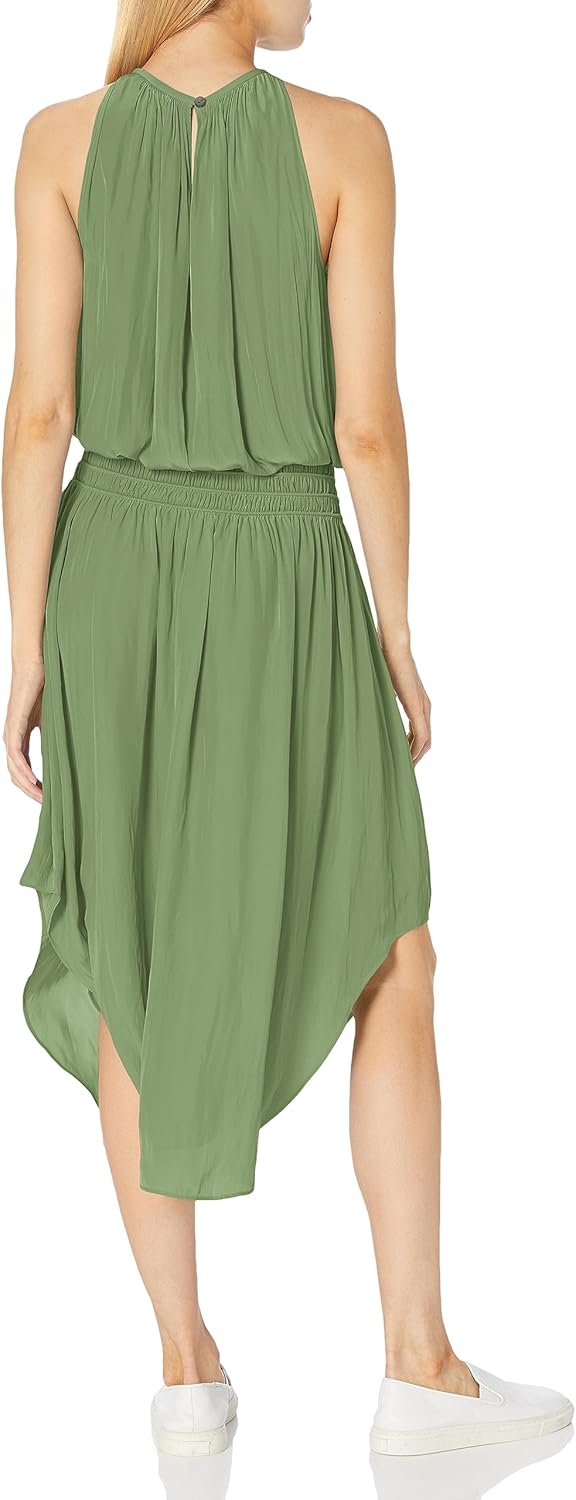 Ramy Brook Women's Audrey Sleeveless Midi Dress, Spruce