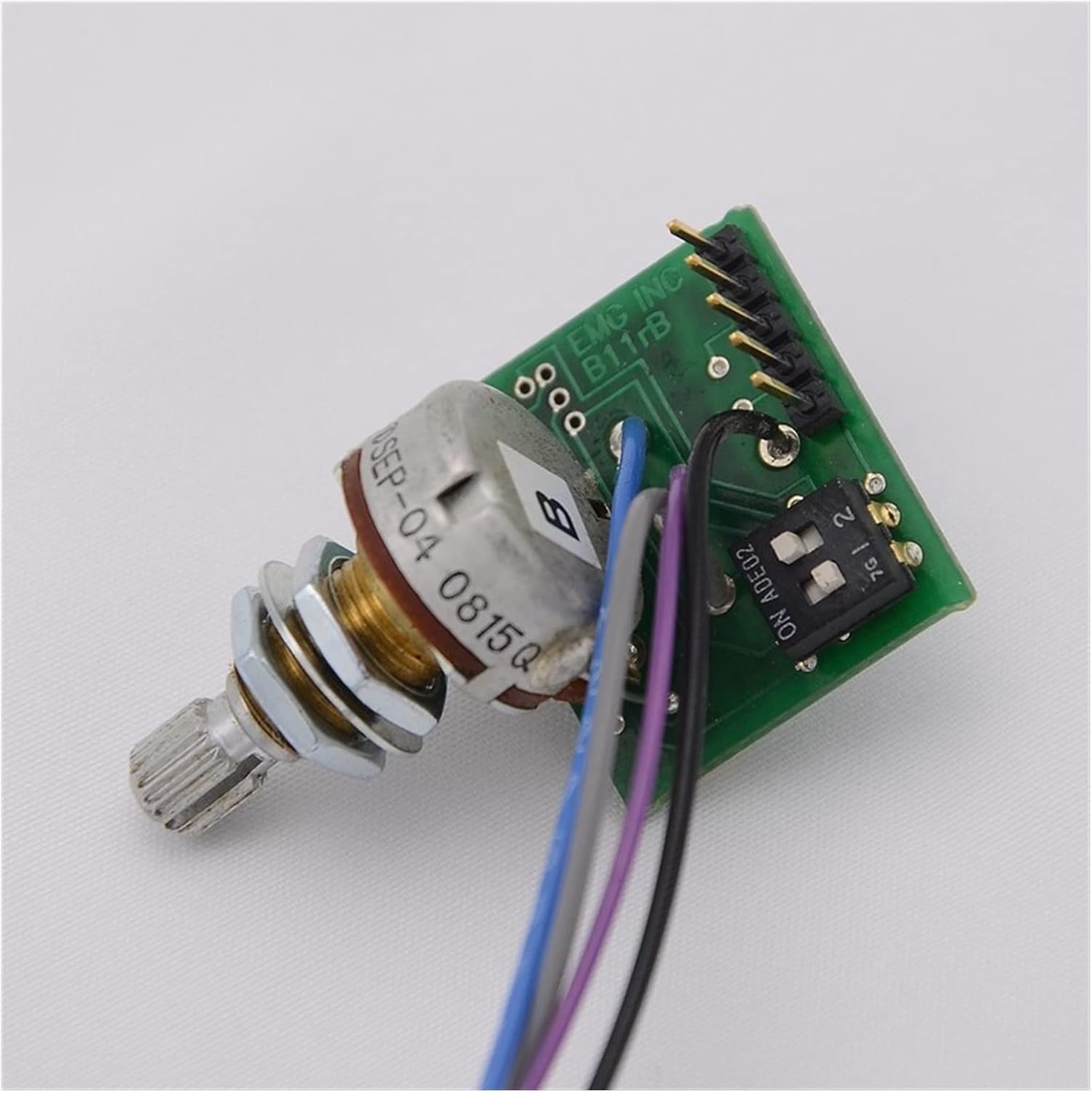 KESHUO Electric Guitar Wiring Harness 1 Set Active 2 Band EQ Preamp Circuit for Passive Bass Pickup