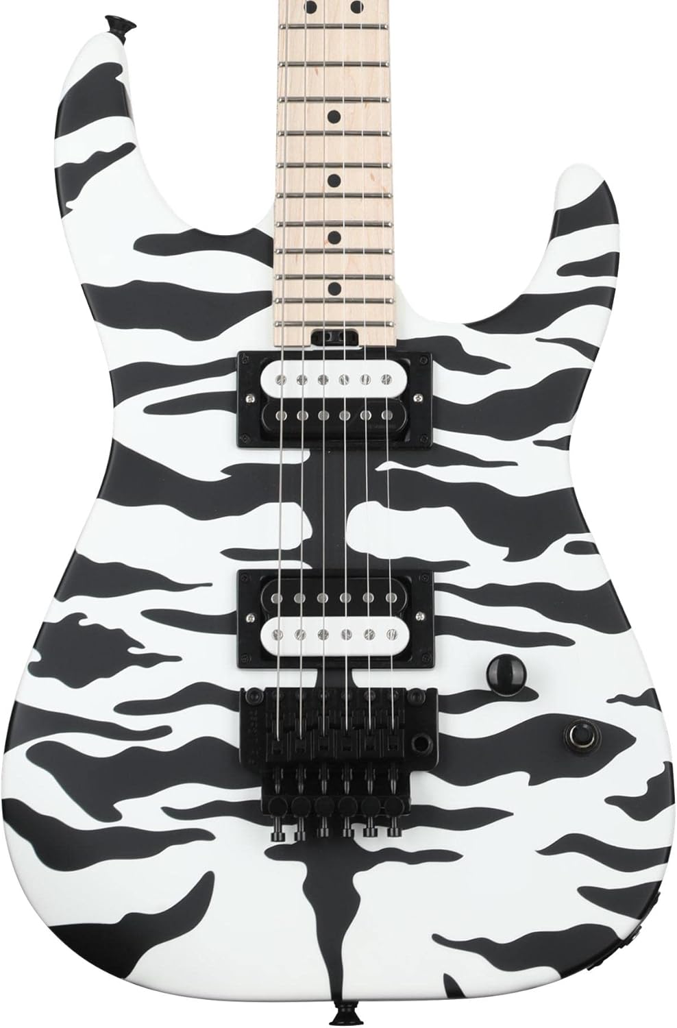 Charvel Satchel Signature Pro-Mod DK22 HH FR M Electric Guitar - White Tiger