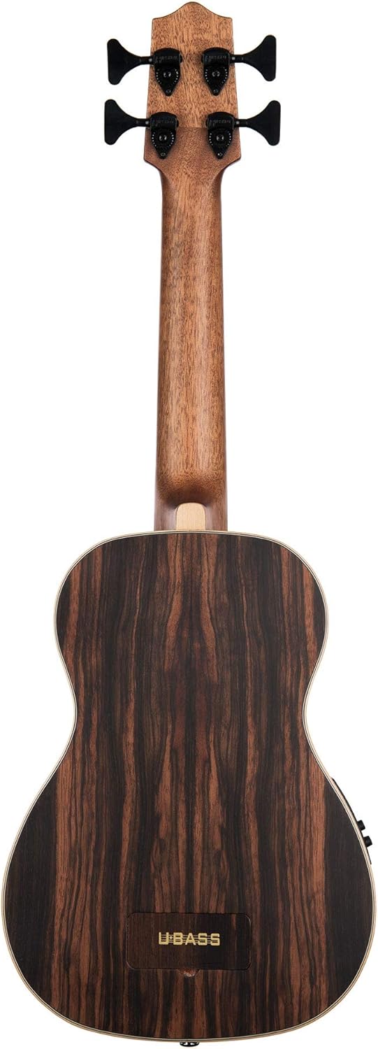 Striped Ebony Acoustic-Electric U•BASS® Rosewood Update