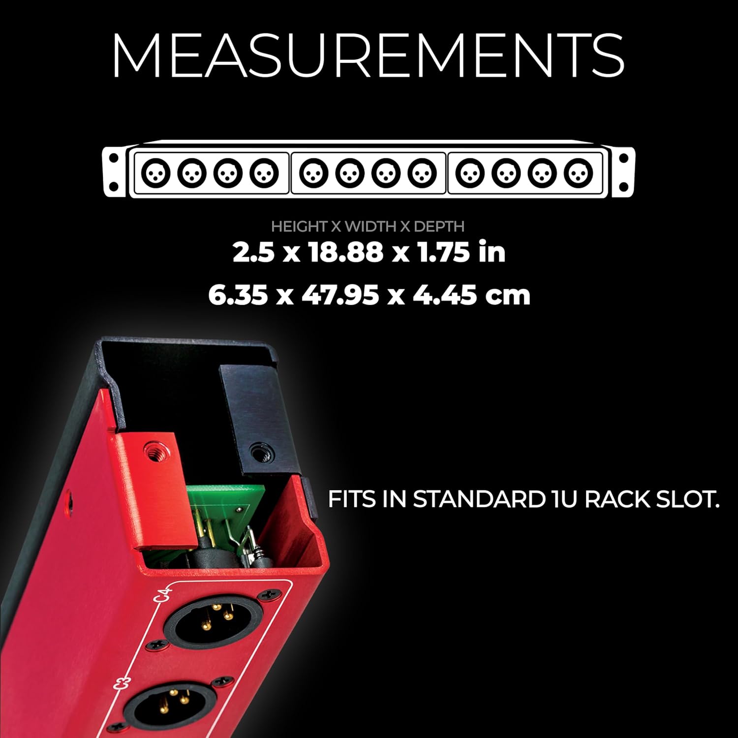 Sound Tools CAT Rack Male XLR Stage Box – 12-Channel Analog Audio Over Shielded CAT Cable – EtherCON & XLR Connectors – Modular Rackmount Splitter for Studio, Live Sound & Broadcast Use