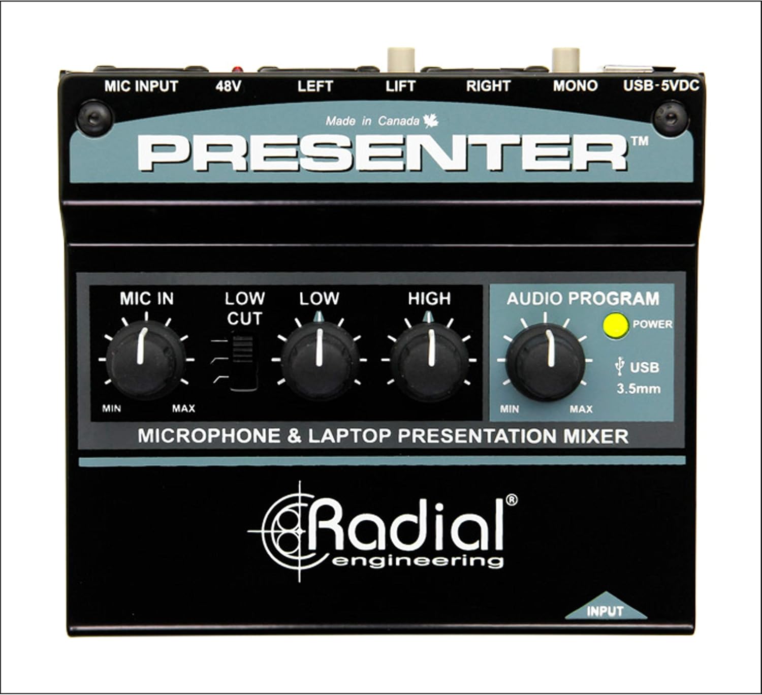 Radial Presenter Audio Presentation Mixer
