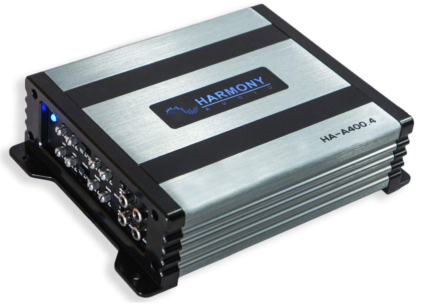 Harmony Audio HA-A400.4 Car Stereo Alloy Amp 4 Channel 800W Full Range Speaker or Sub Amplifier