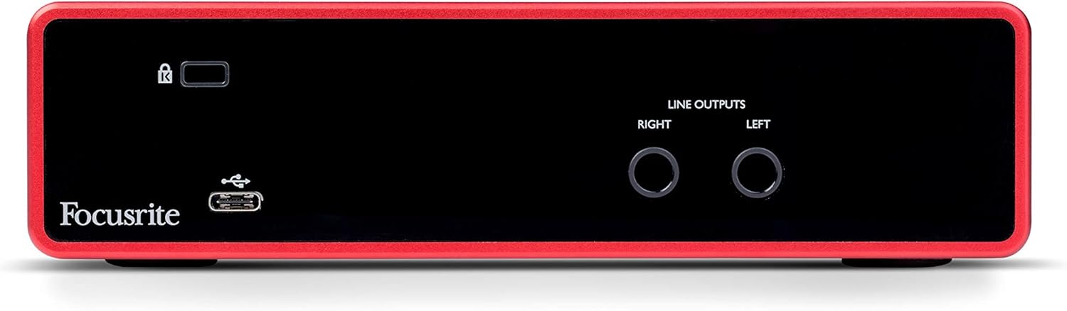 Focusrite Scarlett 2i2 Studio 3rd Gen USB Audio Interface and Recording Bundle with Monitors, Boom Microphone Stand, Microphone Cable, Pop Filter and Interconnect Cable (6 Items)