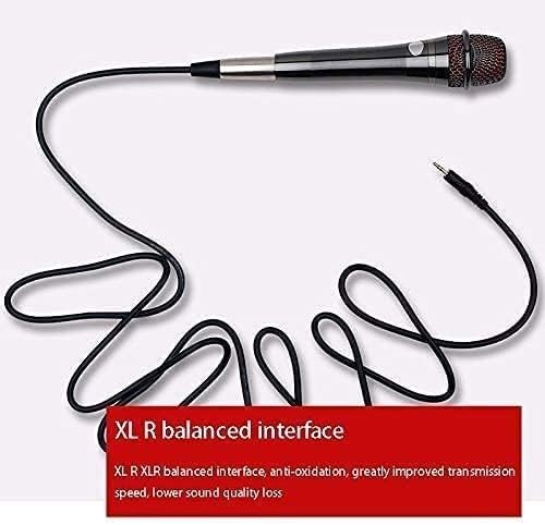 Microphone, Karaoke Microphone with Cable, Handheld Wired Mic, Microphone for Singing Recording