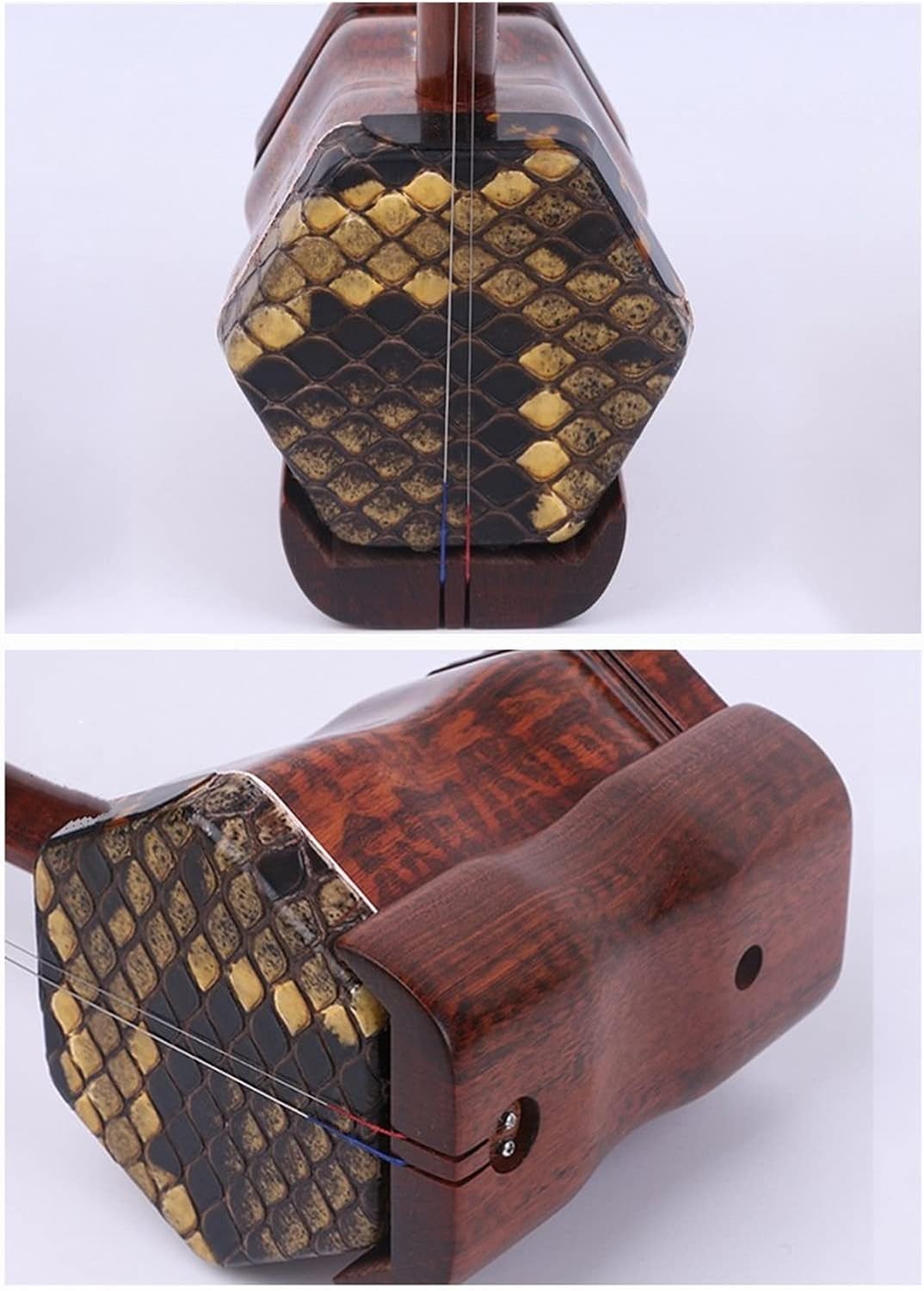 ZUZU 2-String Violin Serpentine Wood Erhu National Musical Instrument Stringed Musical Instrument Beginners Erhu