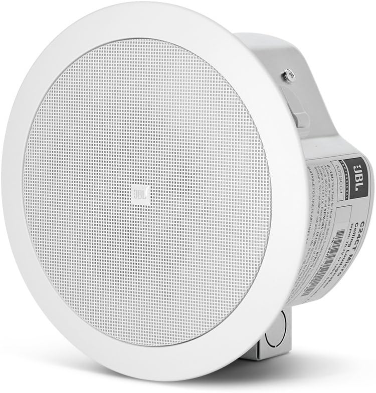 JBL Professional 24CT Micro 4.5-Inch Background/ForegroundCeiling Speaker, White, Sold as Pair