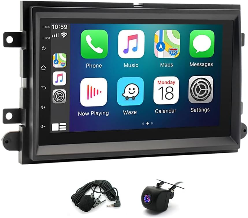 Car Stereo Radio for Ford F150 F250 F350 2004-2014 E250 E350 2009-2014 Support Voice Controlled, 7