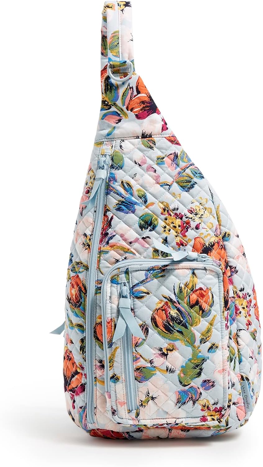 Vera Bradley Women's Cotton Sling Backpack Bookbag