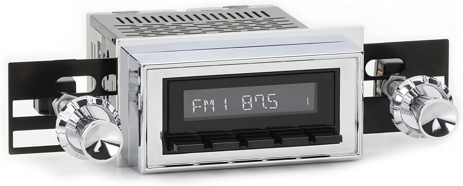 RetroRadio Compatible with 1958 Chevrolet Impala Features Include Bluetooth, AUX, AM/FM LAB-M1-108-09-79C2