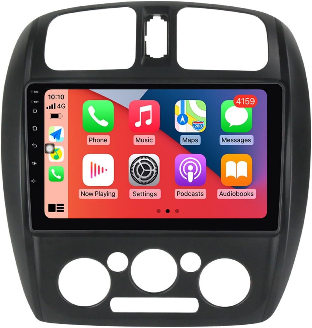 Portable Car Stereo Support Wireless CarPlay Split Screen Bluetooth FM/AM Radio for Mazda323 HAIMA FREEMA