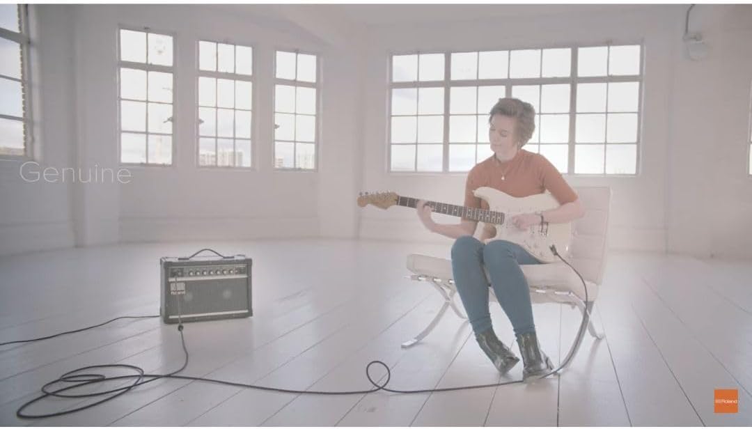 Roland JC-22 Jazz Chorus | Ultra-Compact Guitar Amplifier | Iconic JC Clean Tone | Signature Chorus Effect | Powerful 30-Watt Stereo Amp | Dual 6.5” Speakers | Enhances Pedals, Multi-FX & More