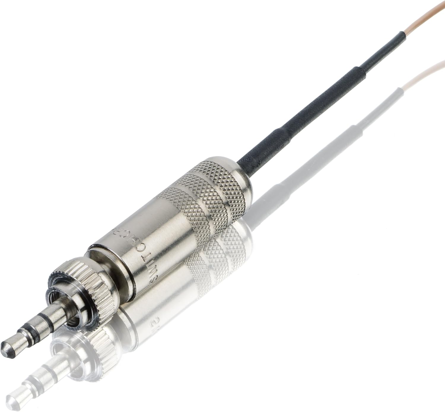 Countryman E6OW5C1D3 Springy E6 Omnidirectional Earset with 1-mm Cable for Samson/Sony/Yamaha Transmitters (Cocoa)