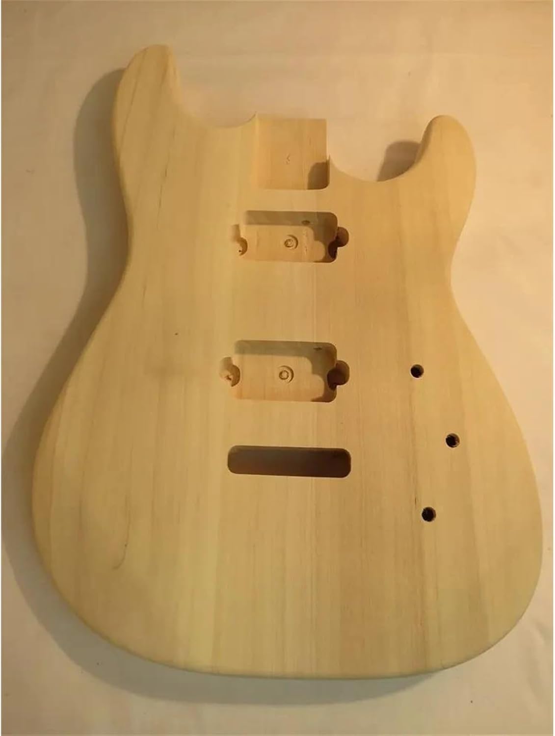 Guitar Body Guitar Replacement Parts Unfinished DIY Electric Guitar Including Guitar Neck And Guitar Body Set Had Been Polished Smoothly
