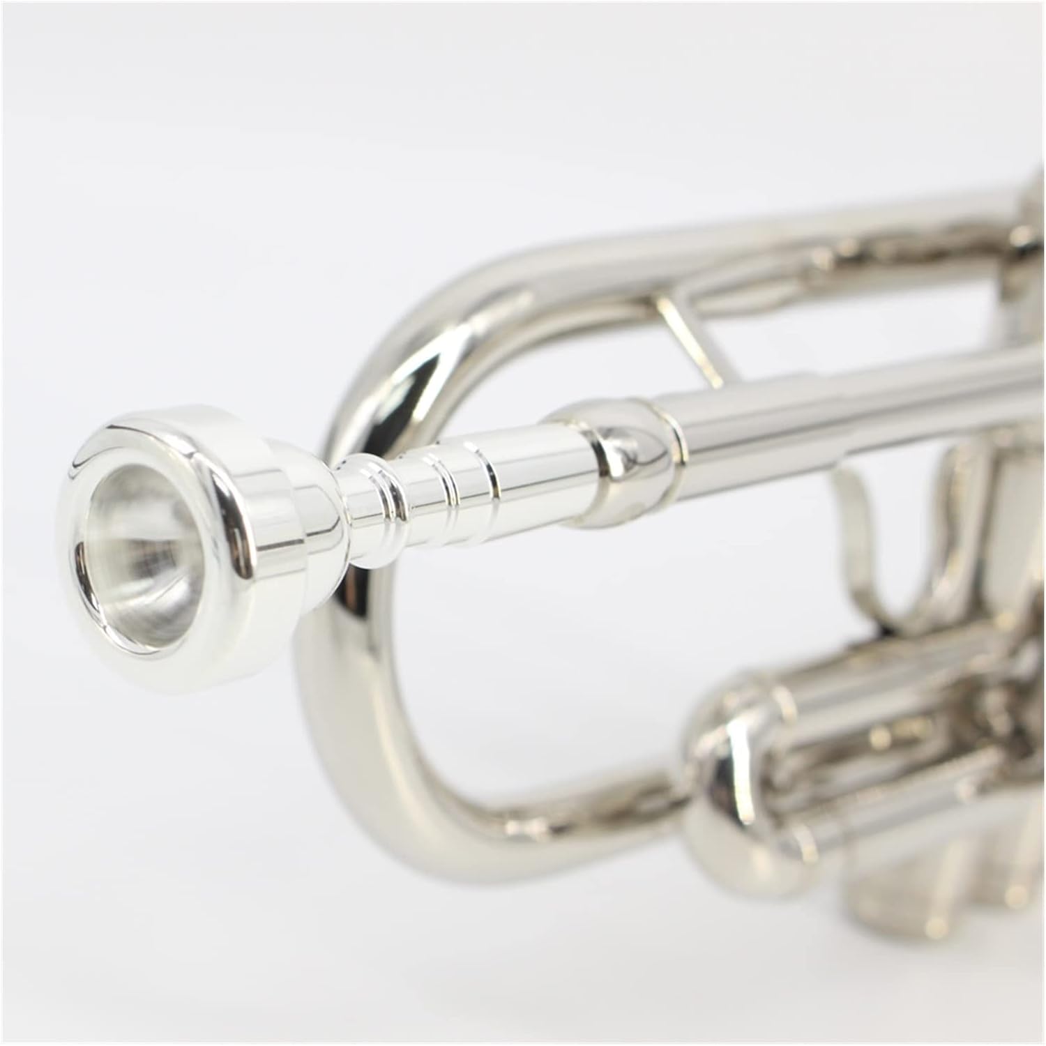 KESHUO Quality Gold Lacquer Trumpet Bb Flat Brass Wind Instruments with Case Gloves Mouthpiece Trumpets