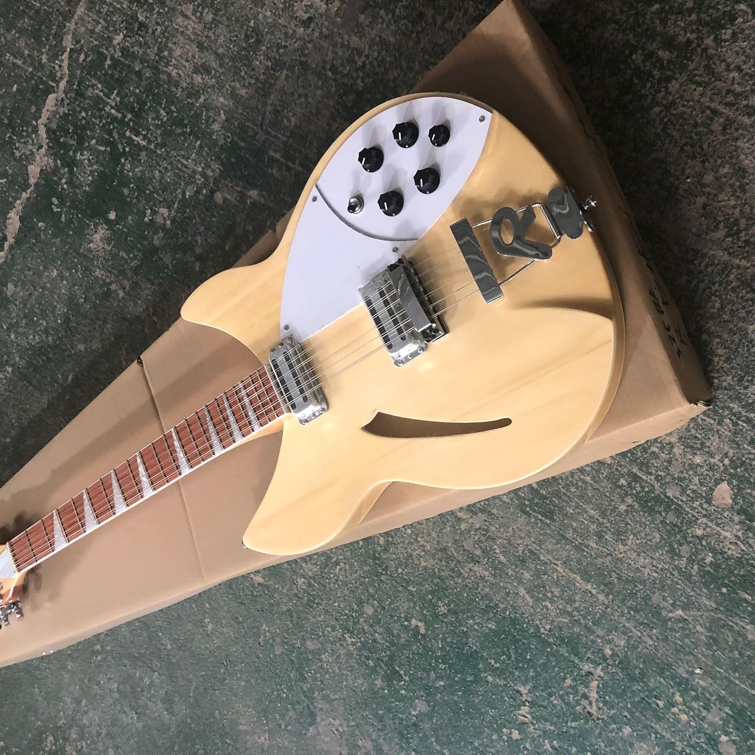 Custom Wood Color 360/12 String Guitars - Perfect for Musicians and Enthusiasts Seeking a and High- Instrument for Personalized Performance