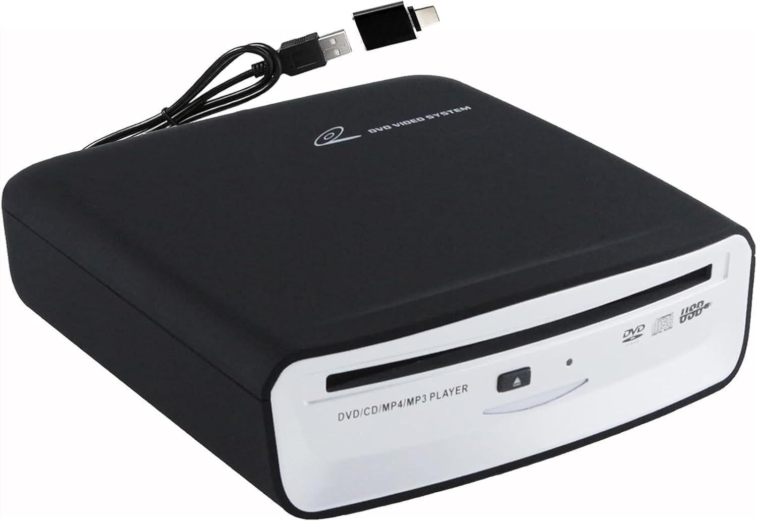 USB External Car Universal CD Player USB Connection Portable CD Player for Car Android Navigation/TV/MacBook pro/Laptops Desktops with Plug and Play