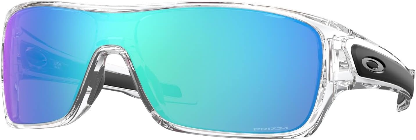 Oakley OO9307 Sunglasses Bundle: OO 9307 TURBINE ROTOR 930729 Polished Clear and Eyewear Cleaning Kit