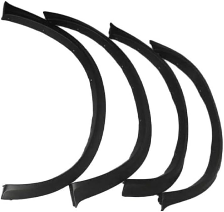 Compatible For BMW E70 X5 SUV 4 PCS 2007-2013 PP Black Wide Body Wheel Car Accessories Car Fender Wide Body Wheel Eyebrow