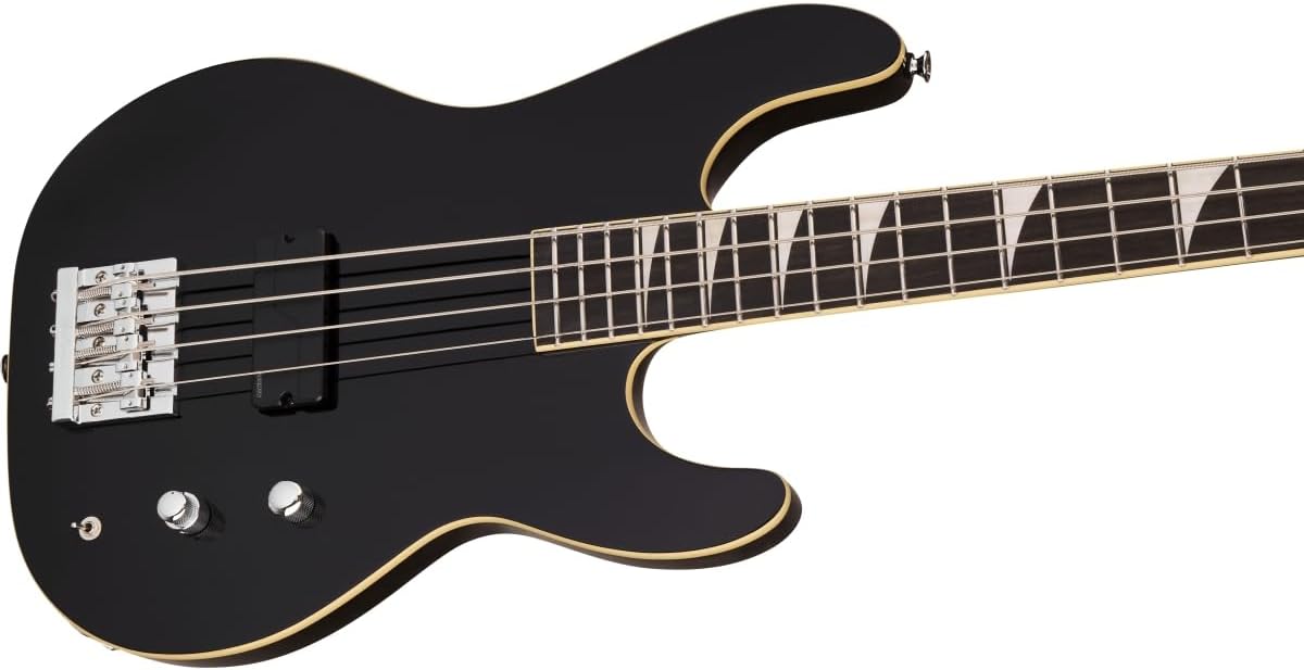Jackson Limited Edition Pro Plus Series Pure Metal Concert Bass Guitar CB1A - Gloss Black