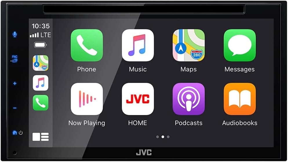JVC KW-V660BT Apple CarPlay Android Auto DVD/CD Player w/ 6.8