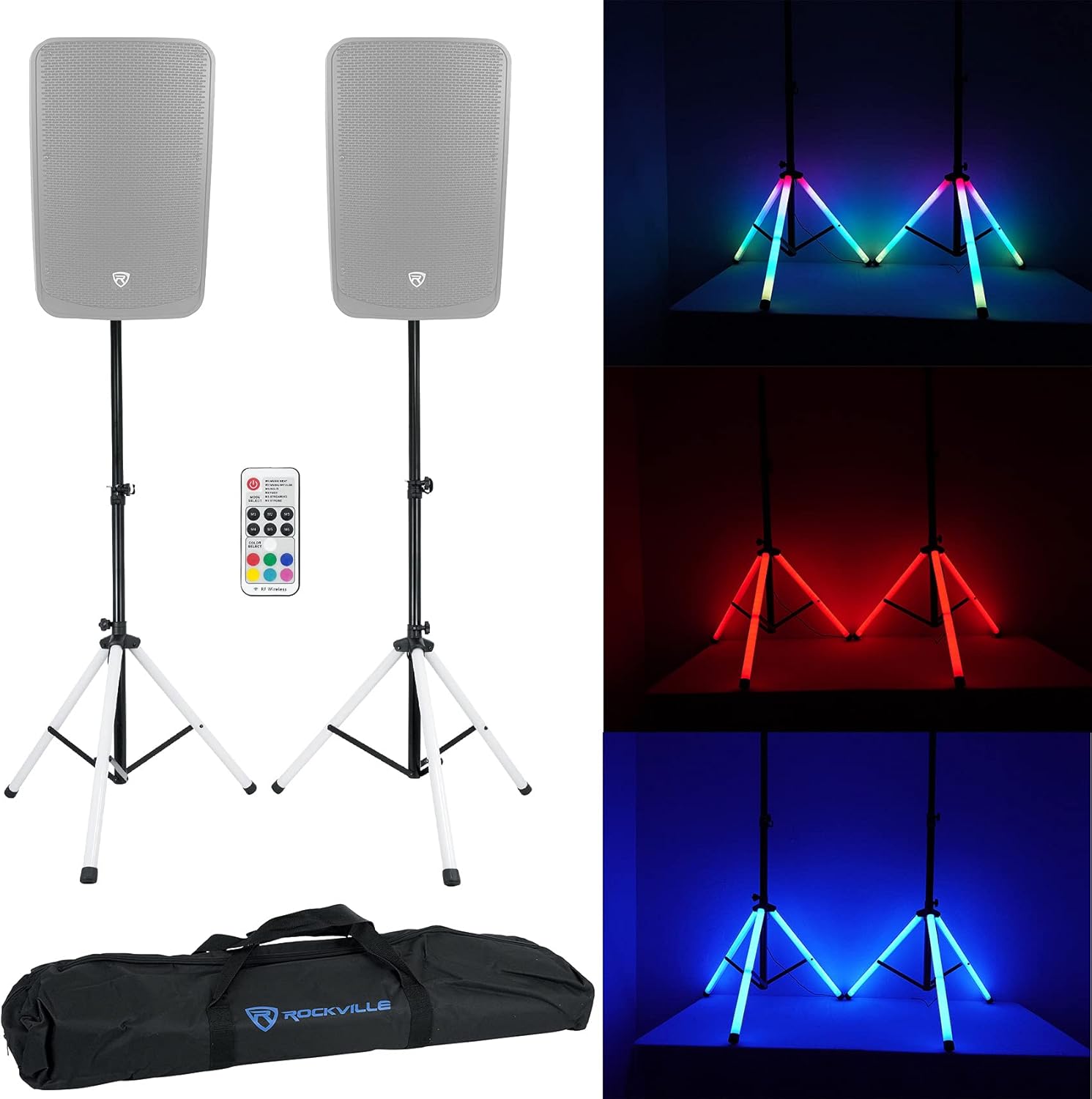 Rockville RPG15BT V2 Bundle: (2) 15