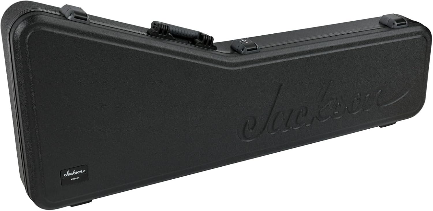 Jackson X Series Signature Scott Ian King V KVXT Guitar (Candy Apple Red) Bundle with Jackson King V Molded Case (2 Items)