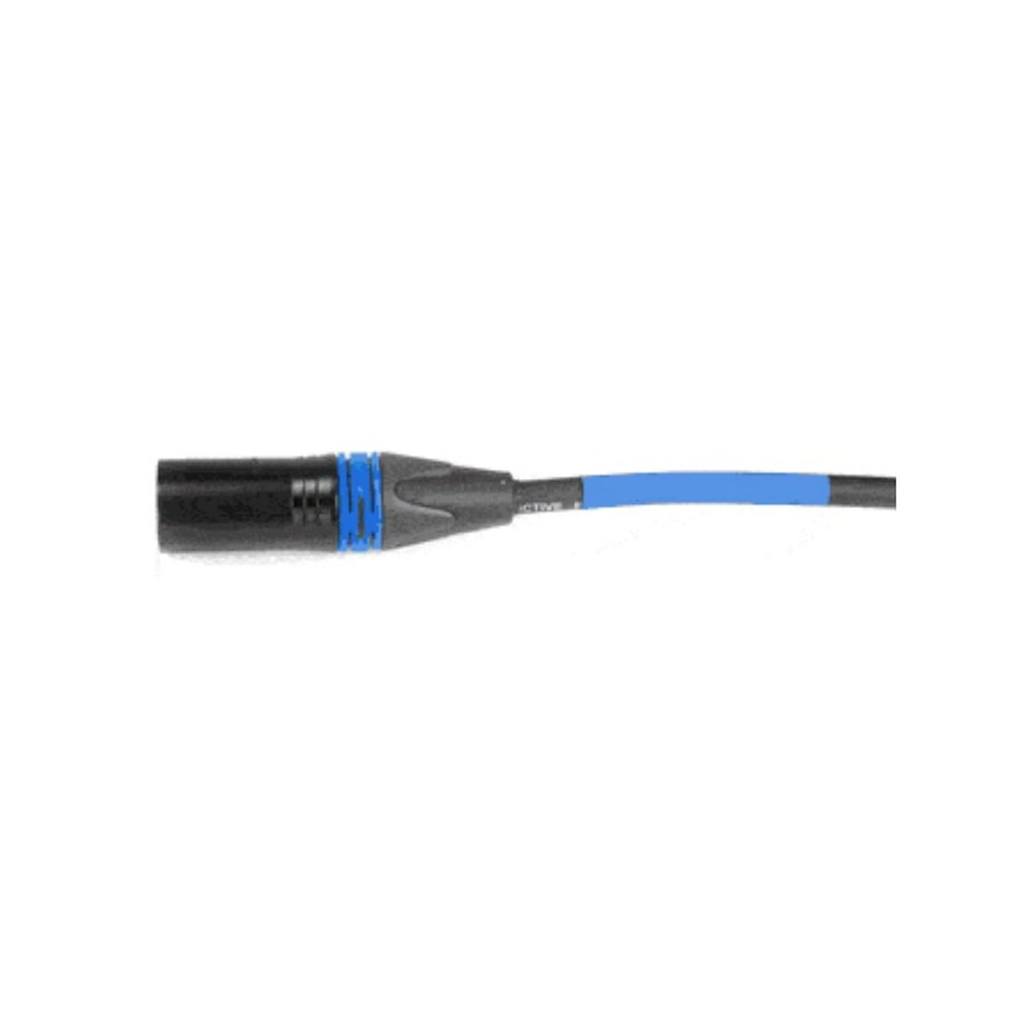 Elite Core AVLGear CSM2-RAFN-20 | XLR Male to XLR Right Angle Female Durable Quiet 20 Feet Mic Cable Blue with Blue Ring