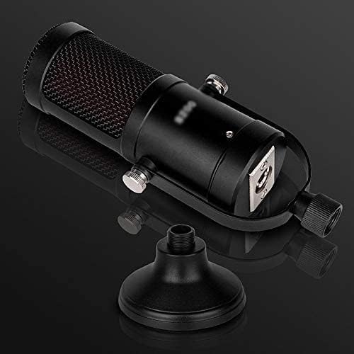 Microphone,Condenser Computer PC Mic,Plug&Play Gaming Microphones Recording Condenser Microphone