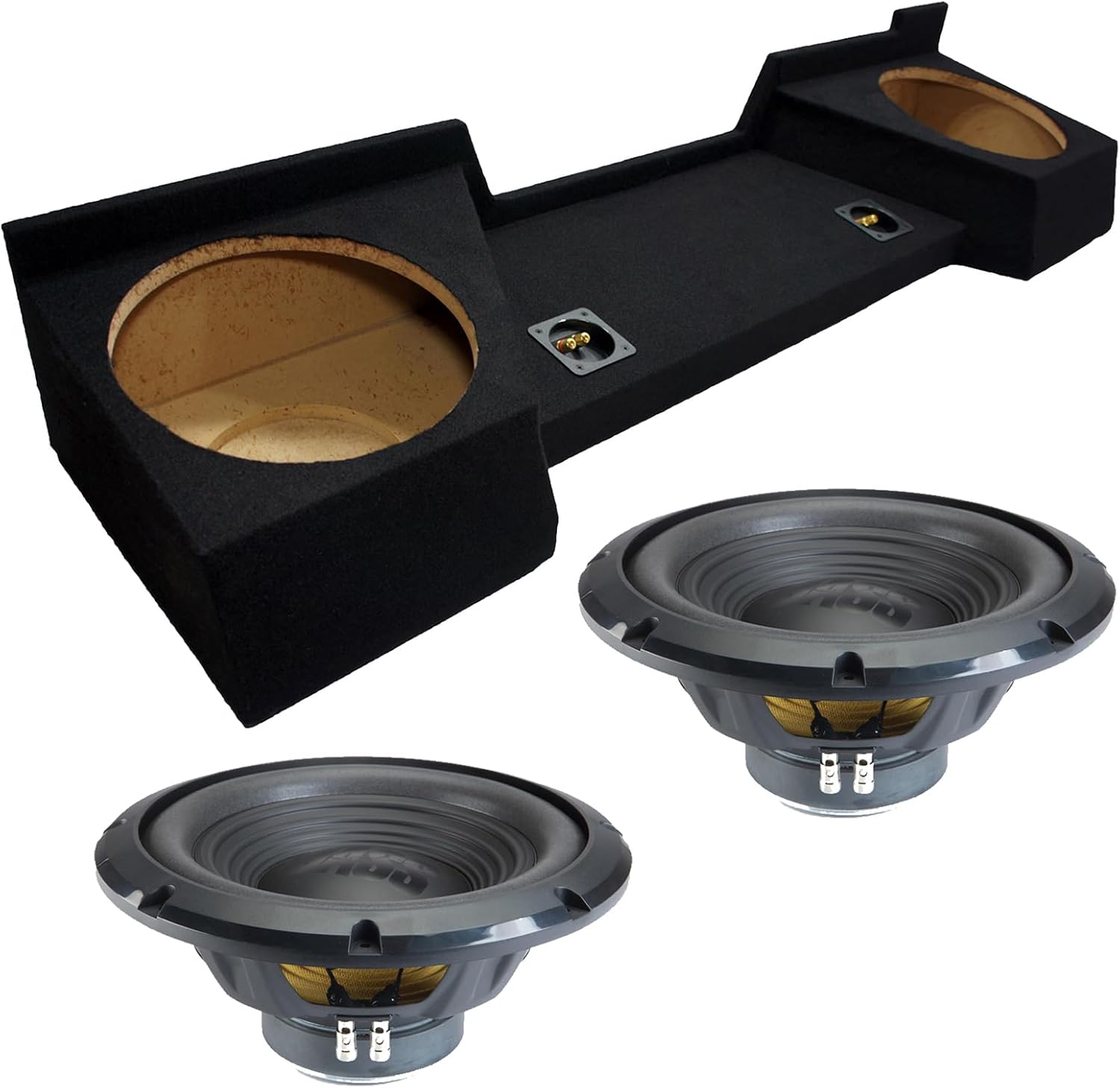 Alpine Compatible with 2007-2013 Chevy Silverado Sealed Dual 12