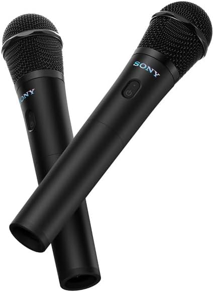 Sony ULT MIC Wireless Microphone for Karaoke with 20 Hour Battery, Includes Two Wireless Mics and Receiver (UOULTMIC1)