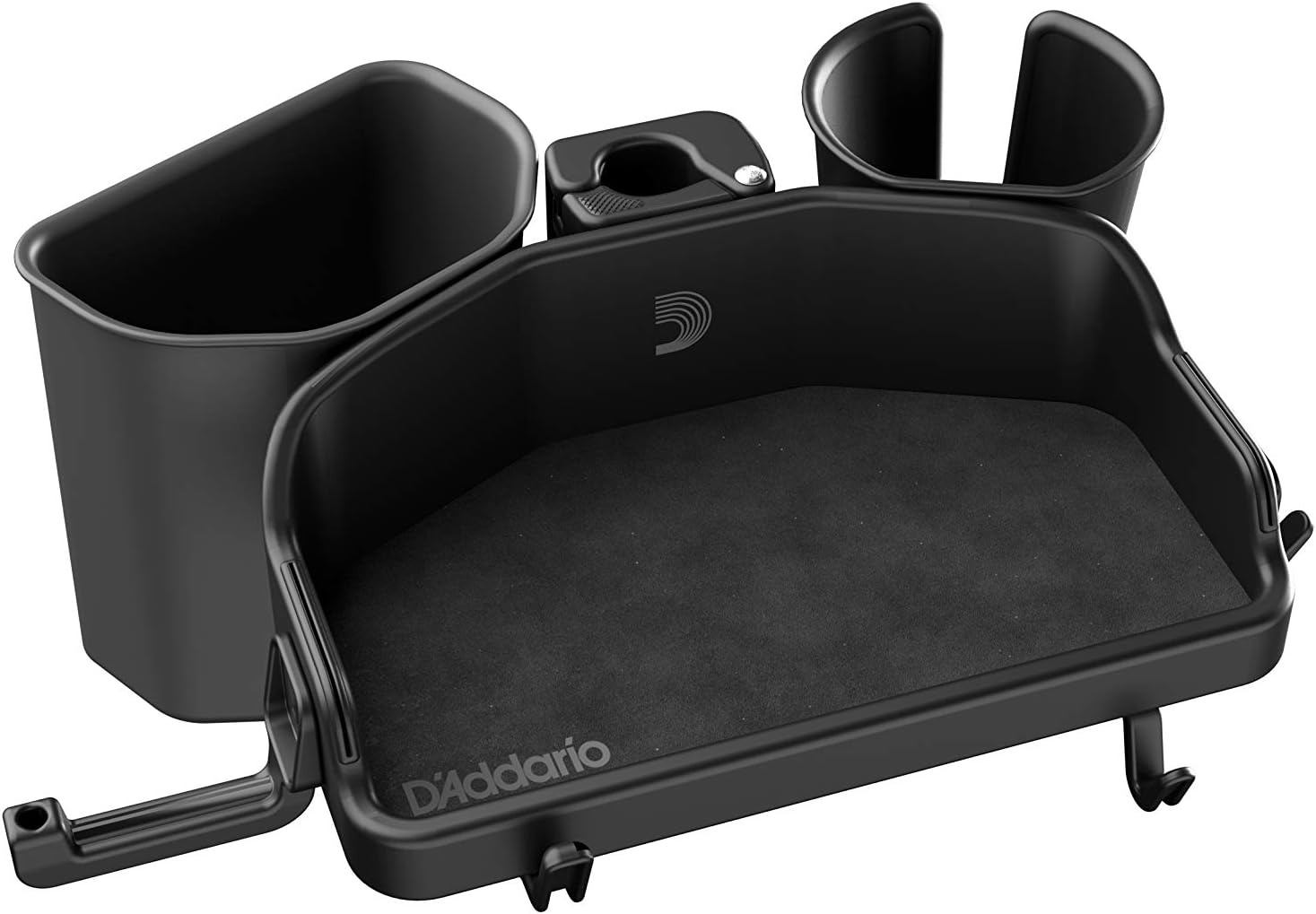 D'Addario Mic Stand Accessory System Starter Kit with Gear Tray, Cup Holder & Tip Jar