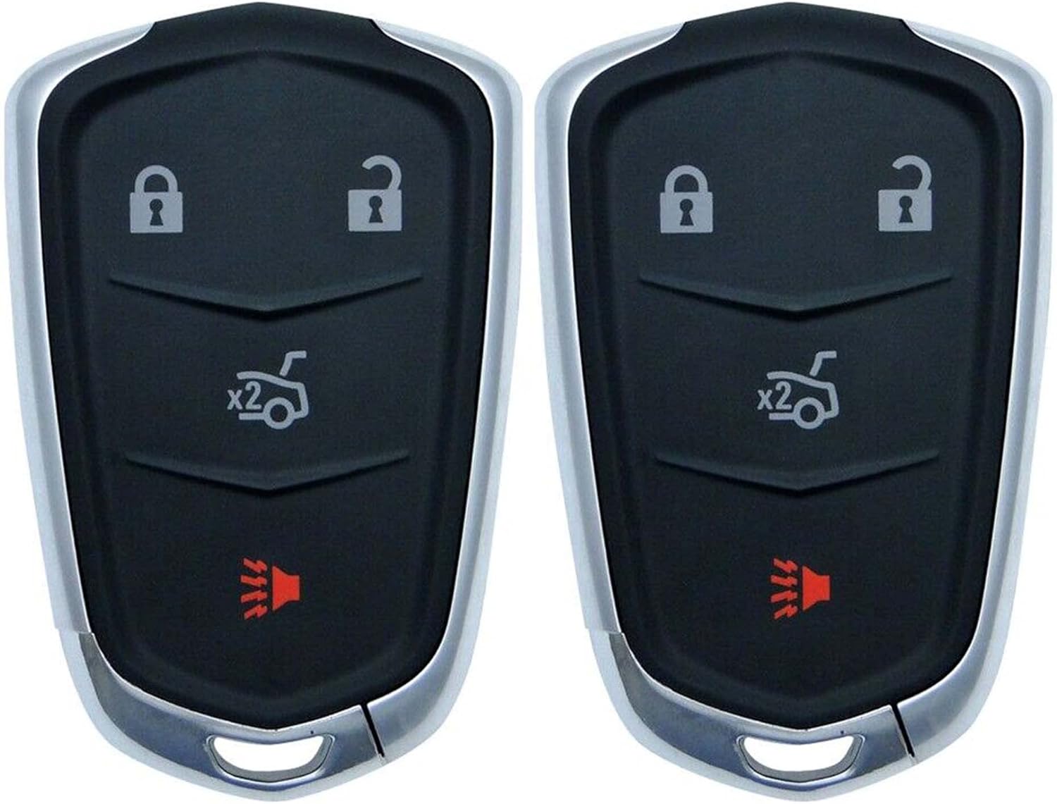 2X New Replacement Key Fob Compatible with & Fit for Select Cadillac Vehicles *Check FITMENTS* 315 MHz