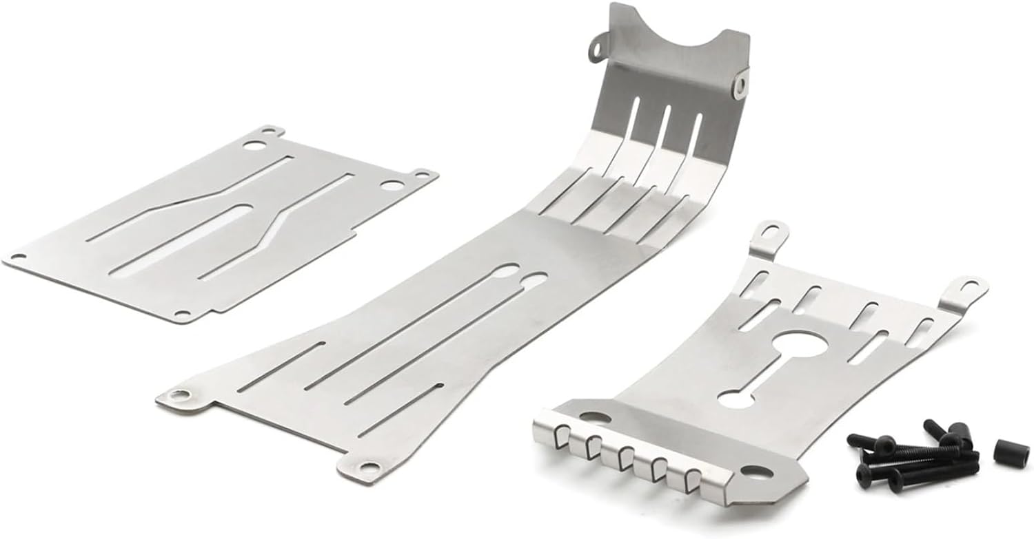 RC Car Models Parts For Tamiya For Hotshot II 2024 58737 1/10 Stainless Steel For Chassis Armor Skid Plate Axle Protector RC Car Upgrade Parts Accessories