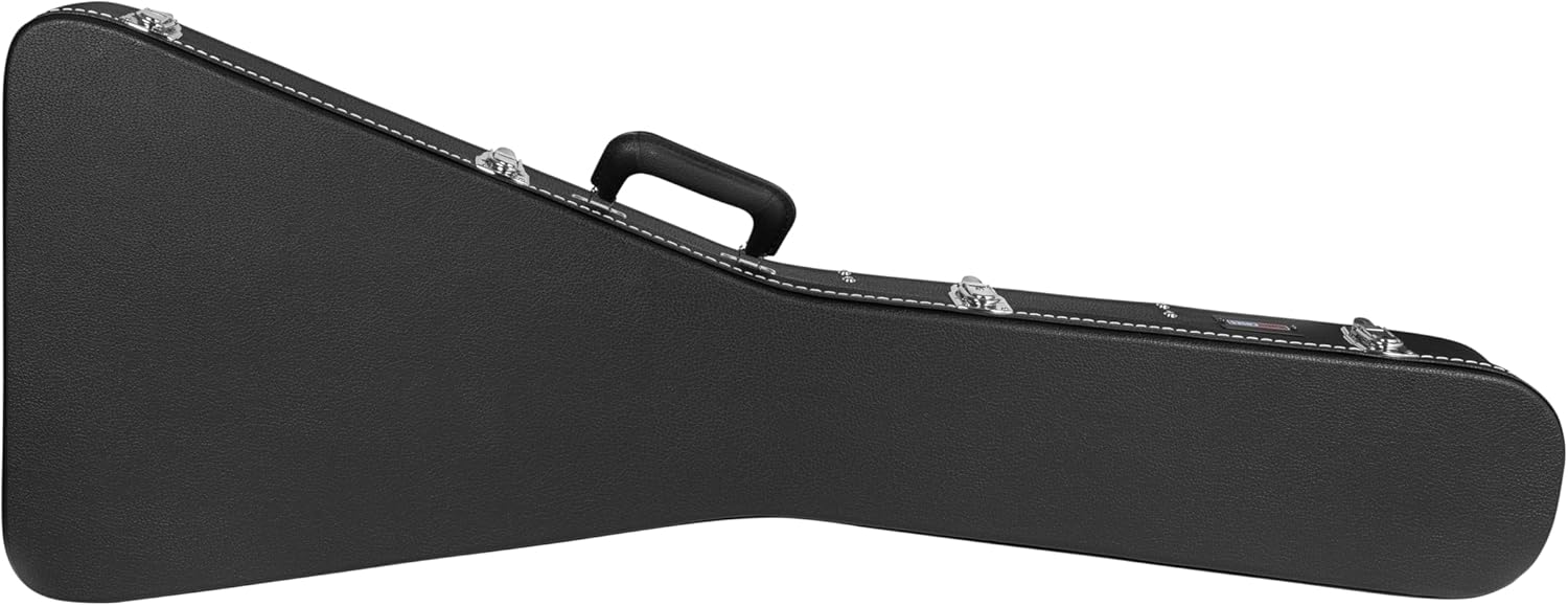 Gator Cases Deluxe Wood Case for Flying V Style Electric Guitars; (GW-FLYV)
