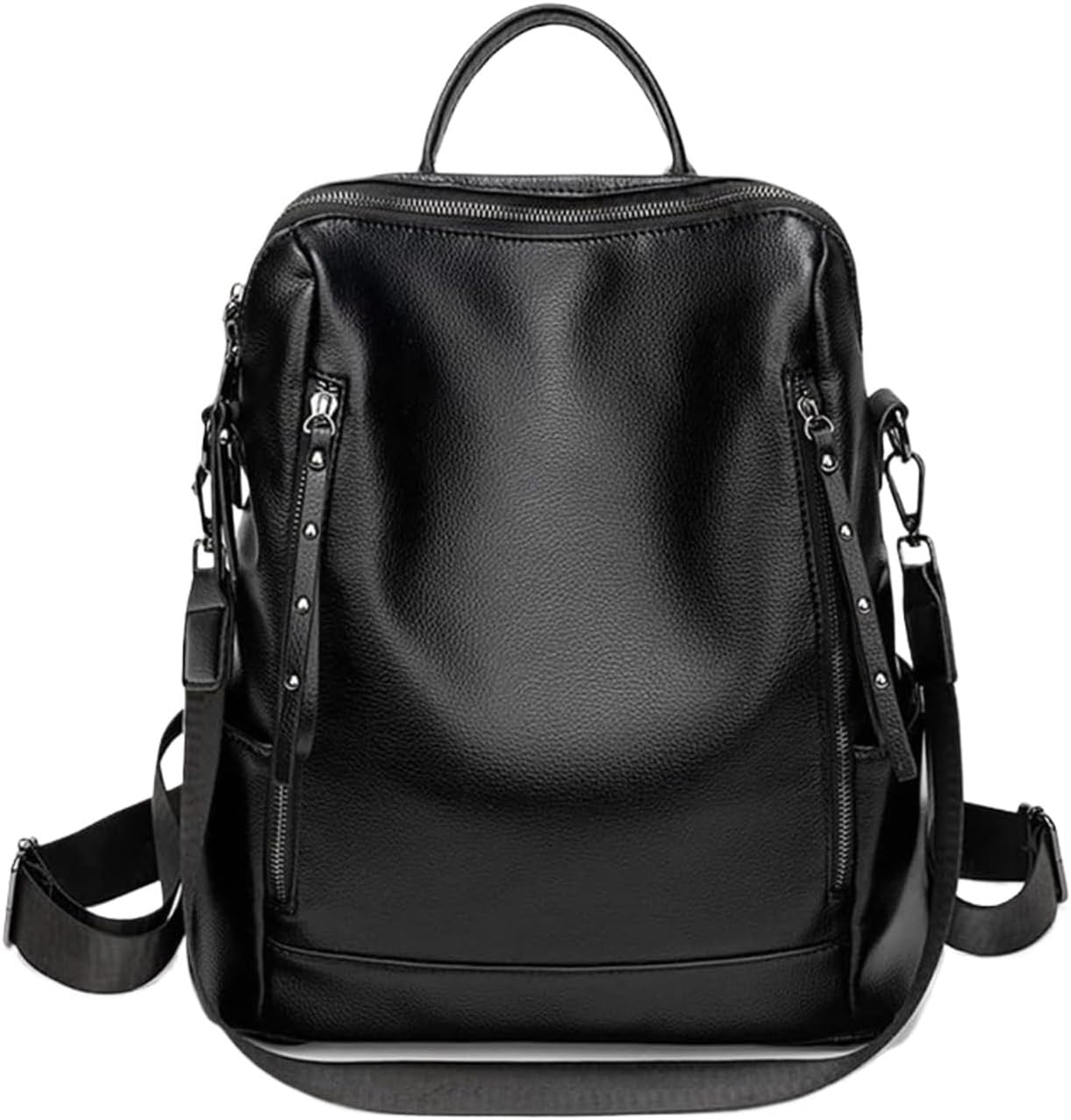 Backpack Women's Trend Anti-theft Single Shoulder Dual-purpose Bag Business Commuting(D)