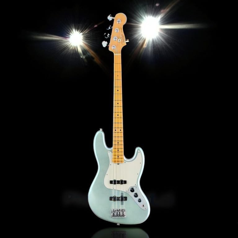 Fender American Professional II Jazz Bass, Mystic Surf Green, Maple Fingerboard