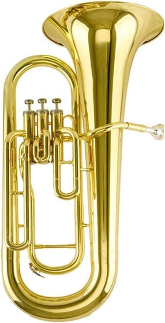 Beginner euphonium B-flat Three-tone Euphonium Lacquer Gold Euphonium Beginner Band