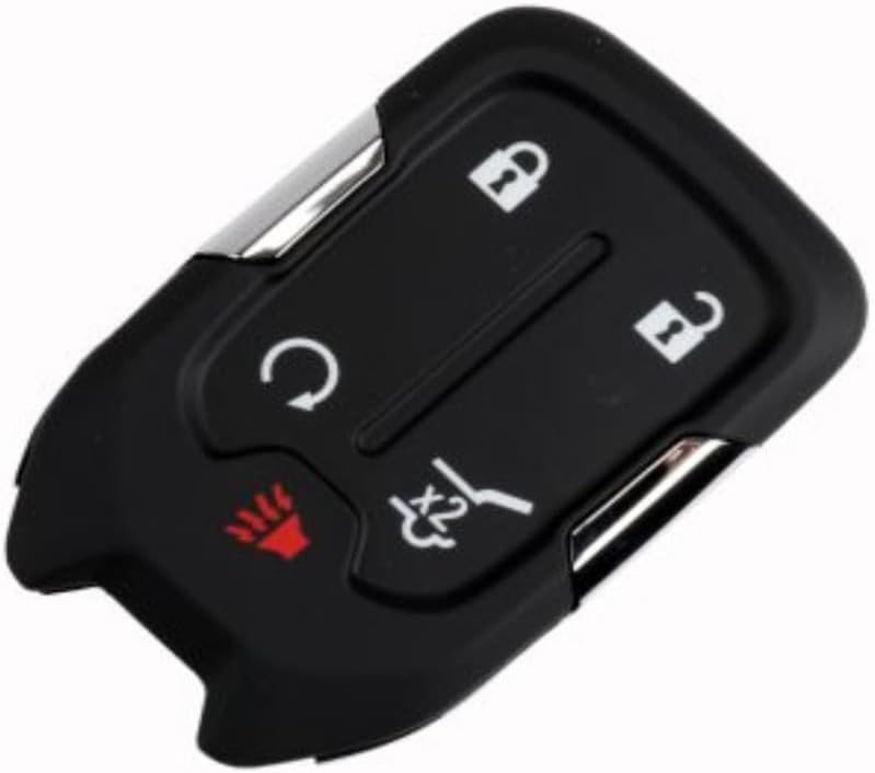 KarParts360 for GMC Terrain 2018 2019 2020 Keyless Entry Remote Key Fob | Black | 5 Pieces Button